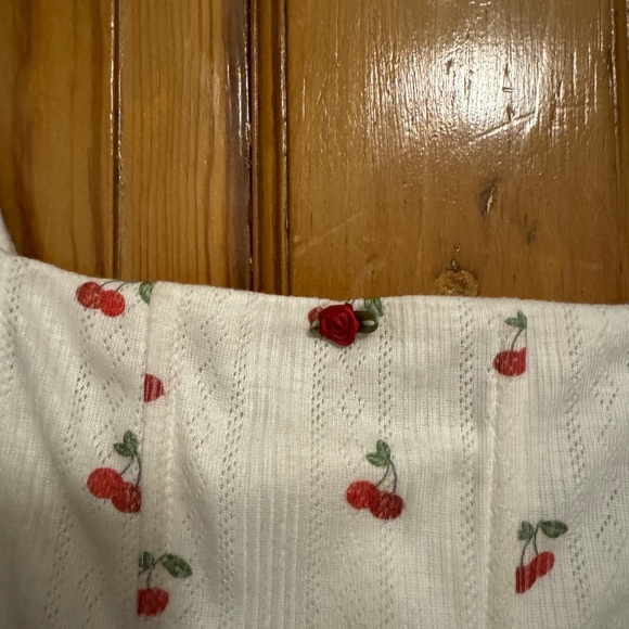 Edikted cherry pointelle corset - Picture 7 of 7